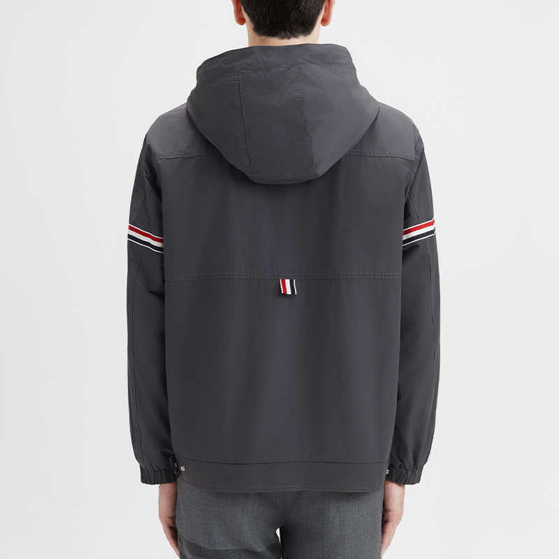 4-Bar Hooded Jacket