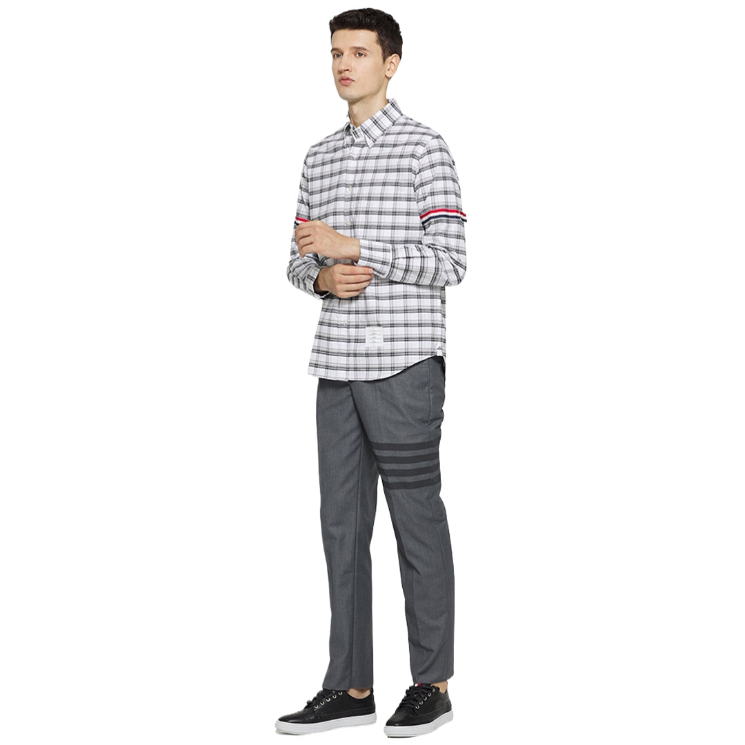 4-Bar Casual Oxford Shirt