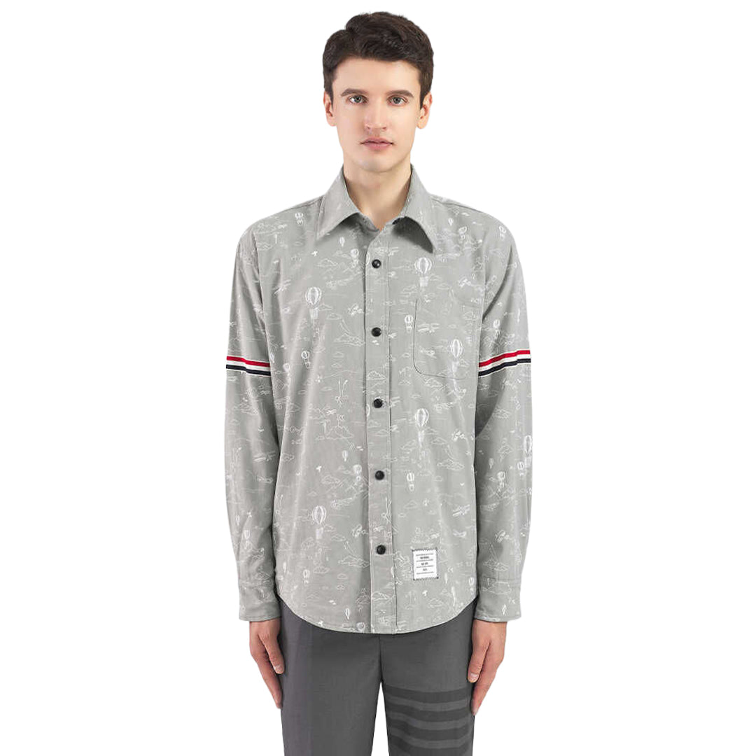 4-Bar Casual Oxford Shirt