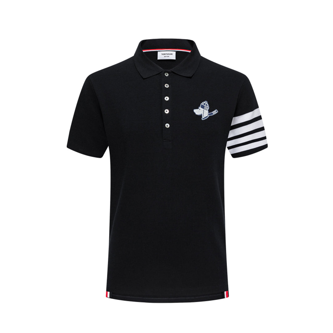 4-Bar Puppy Embroidery POLO Shirt