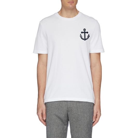 4-Bar Anchor embroidery T-shirt