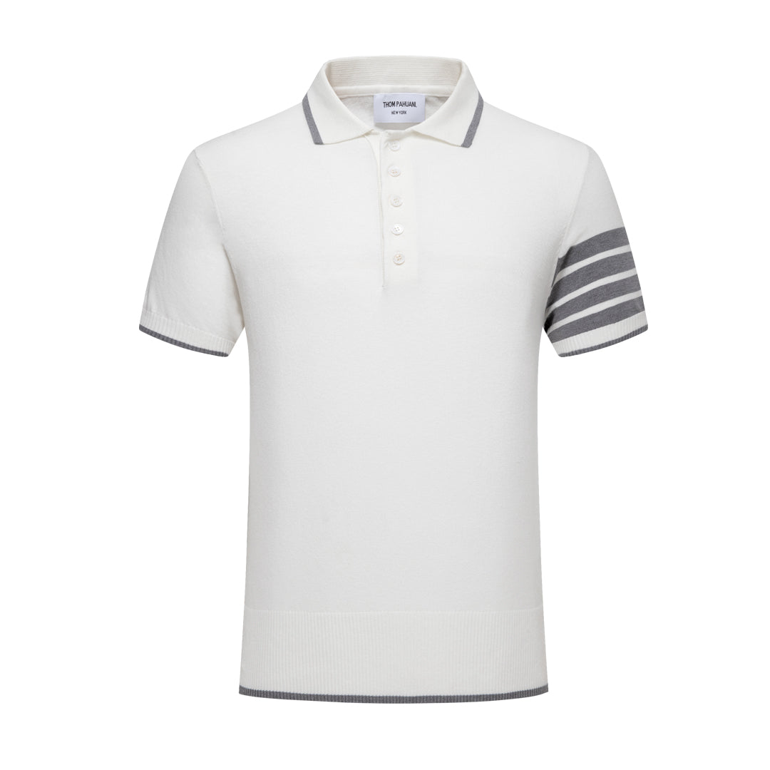 4-Bar Contrast stripes POLO Shirt