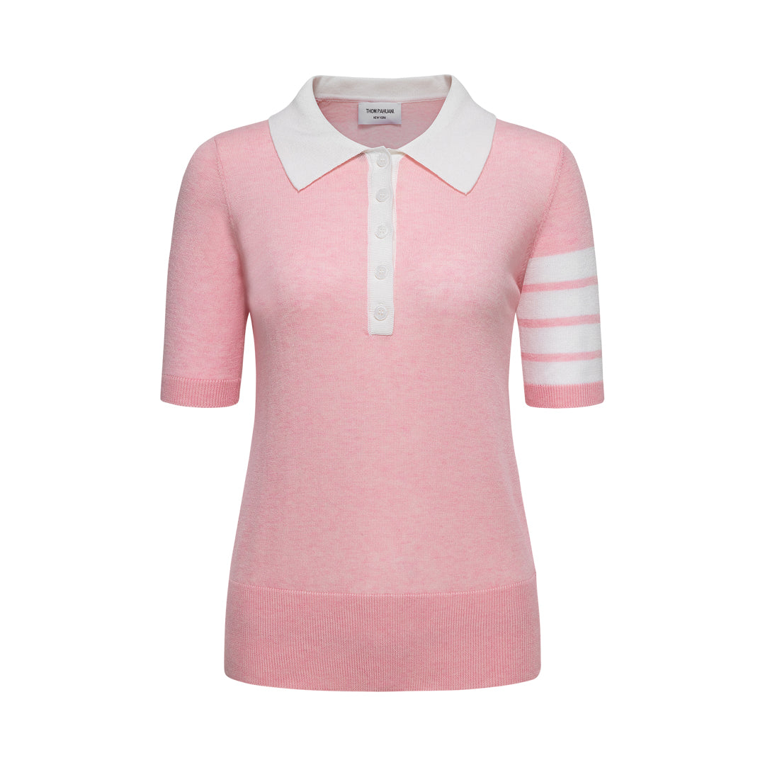 4-Bar Women Flowers POLO shirt