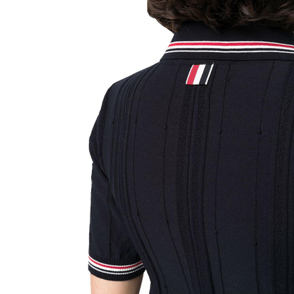 4-Bar Women Ribbon POLO shirt