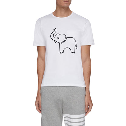 4-Bar Elephant print T-shirt