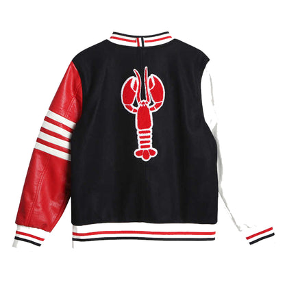 4-Bar Lobster embroidery Jacket