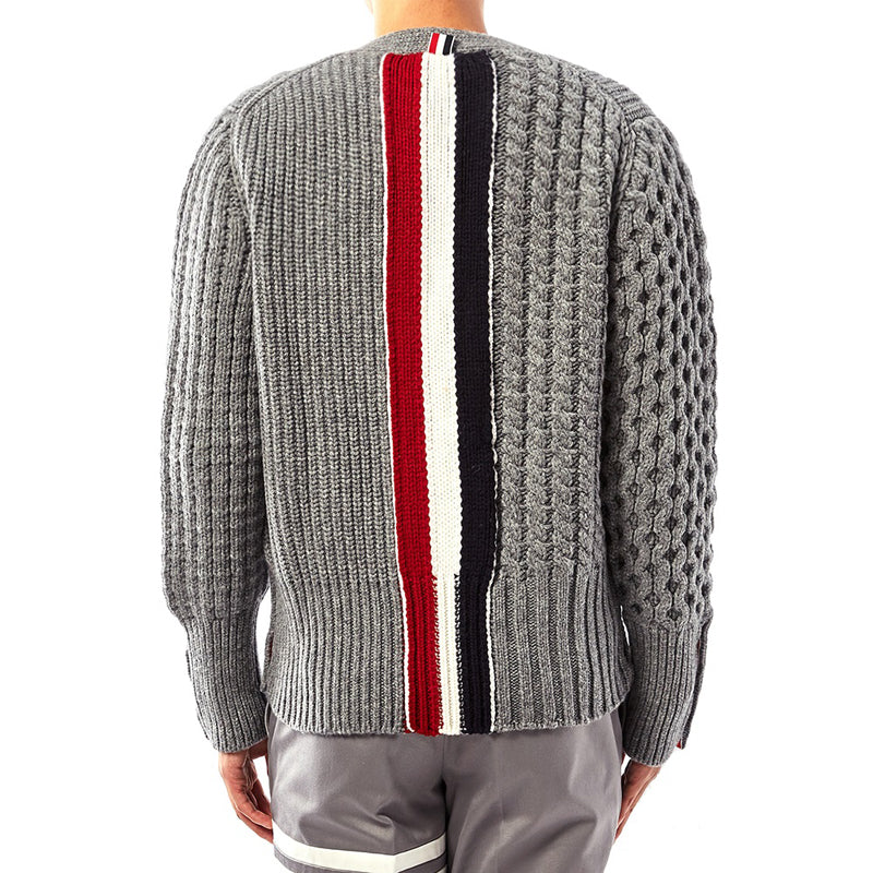 4-Bar Knitted sweater jacket