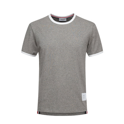 4-Bar Solid Color T-shirt