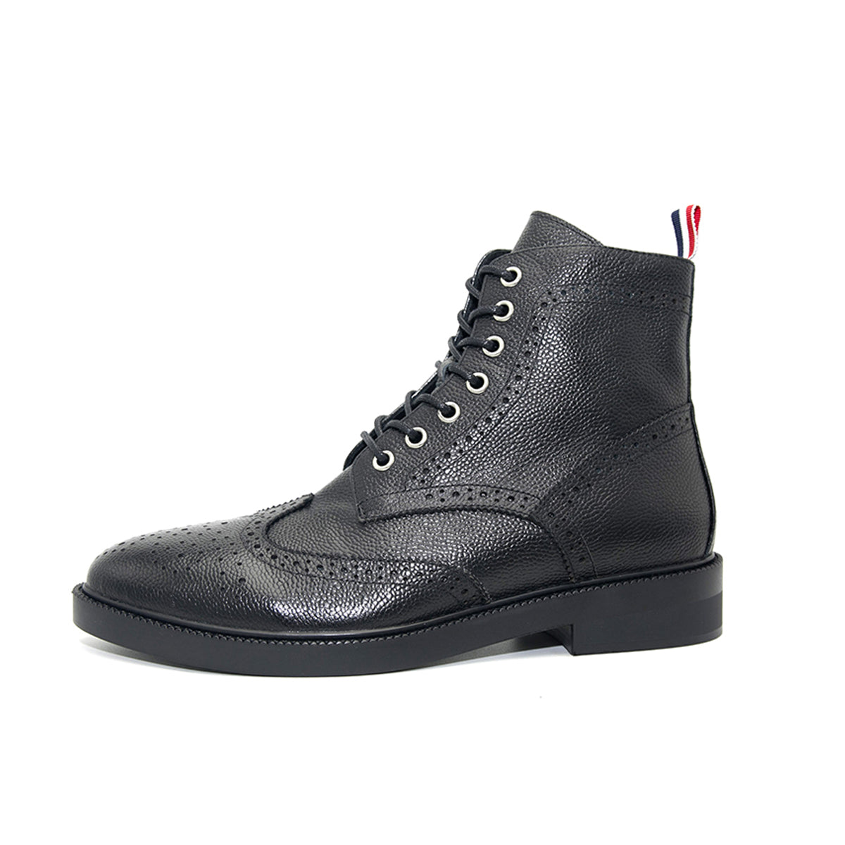 4-Bar High top leather shoes