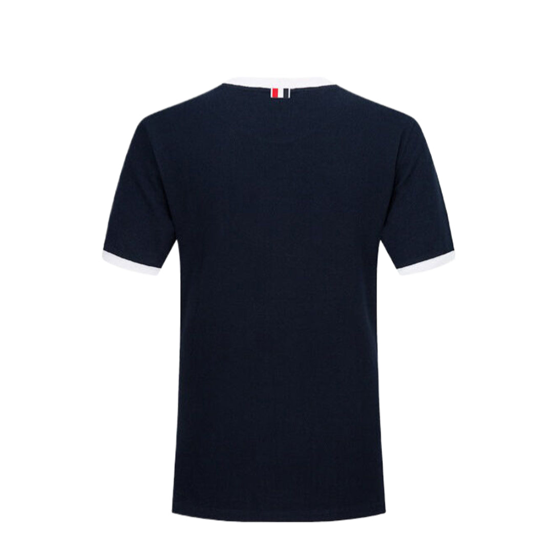 4-Bar Solid Color T-shirt