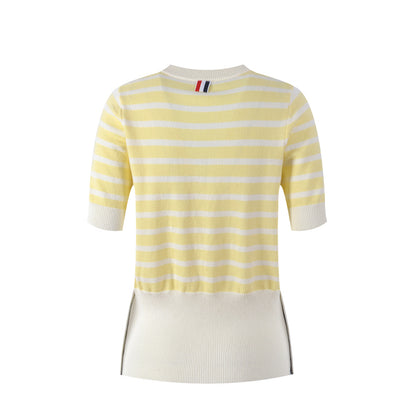 4-Bar women stripe T-shirt