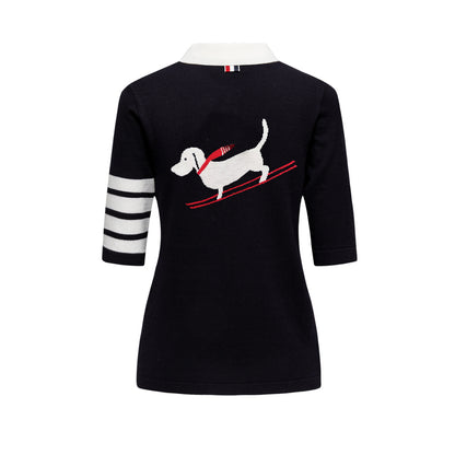 4-Bar Women puppy POLO shirt