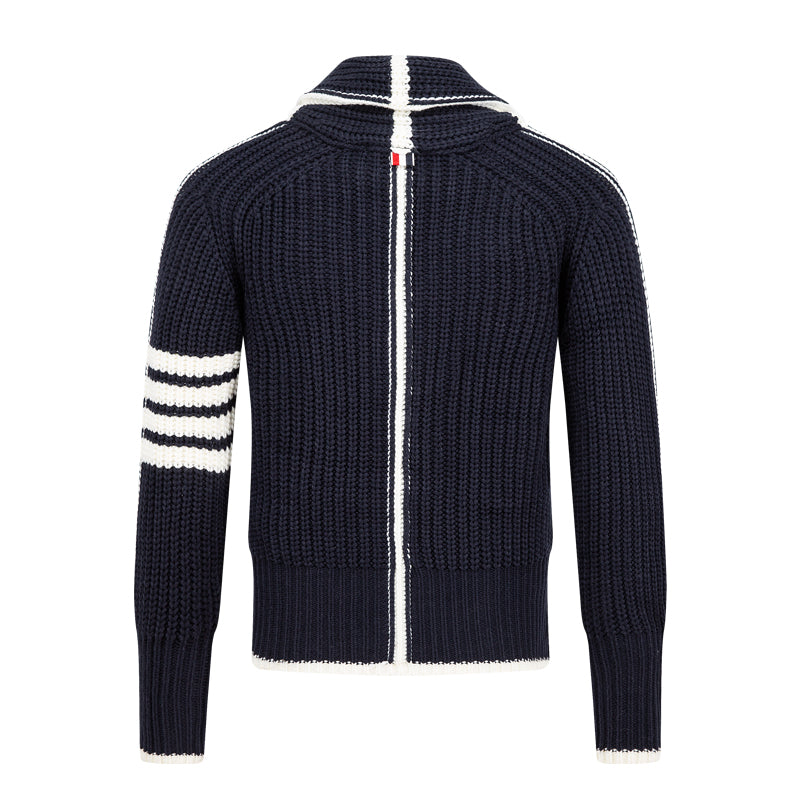 4-Bar Knitted cardigan