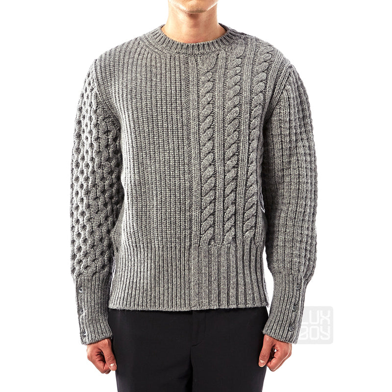 4-Bar Crew Neck Sweater