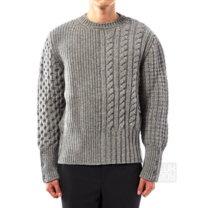 4-Bar Crew Neck Sweater