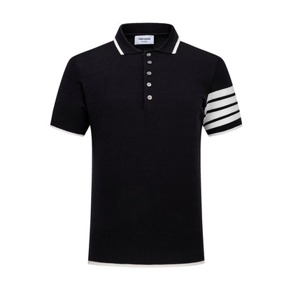 4-Bar Contrast stripes POLO Shirt