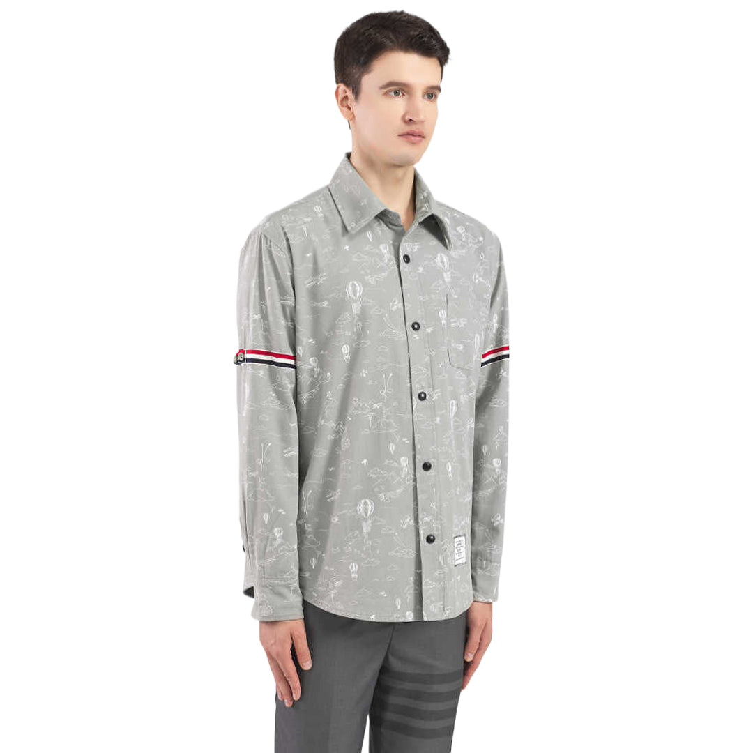 4-Bar Casual Oxford Shirt