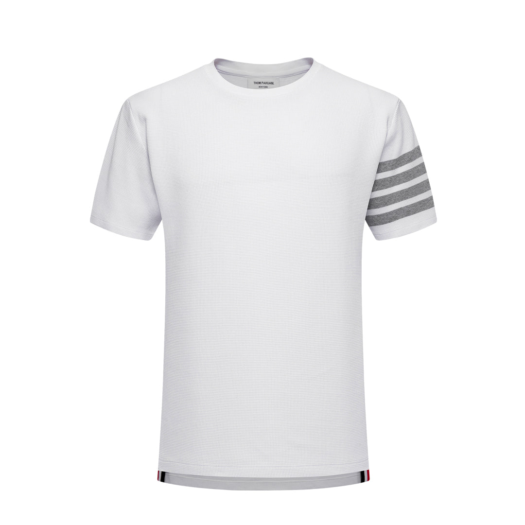 4-Bar Solid Color T-shirt