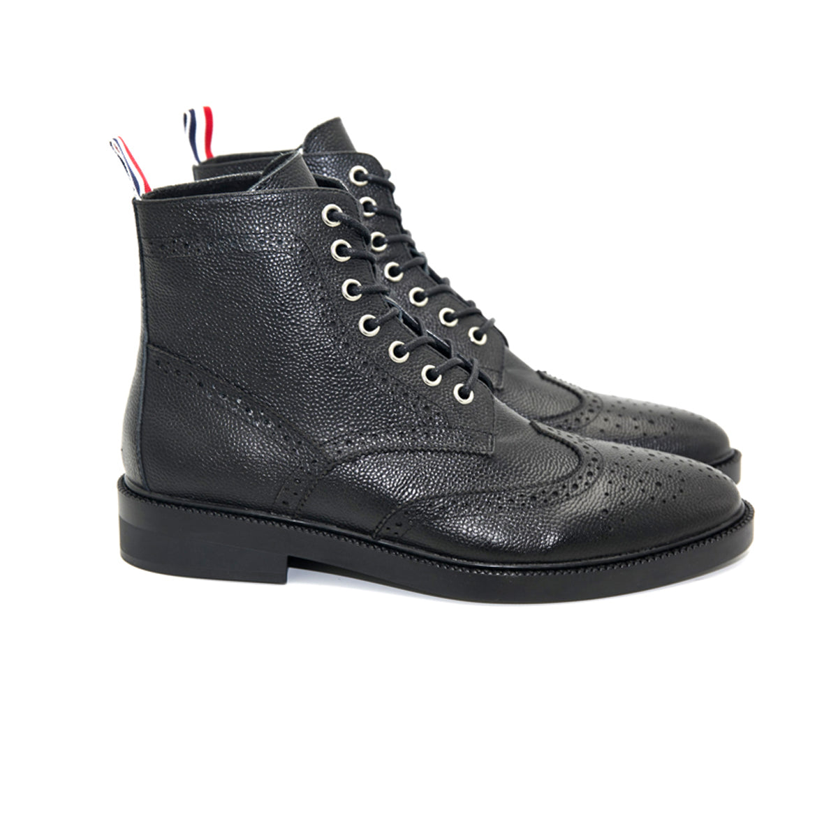 4-Bar High top leather shoes