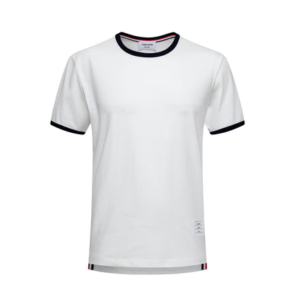 4-Bar Solid Color T-shirt