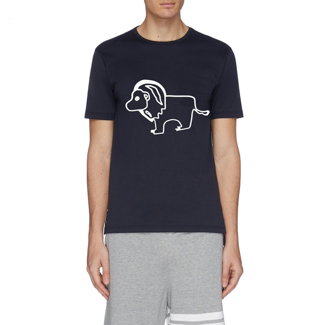 4-Bar Lion print T-shirt