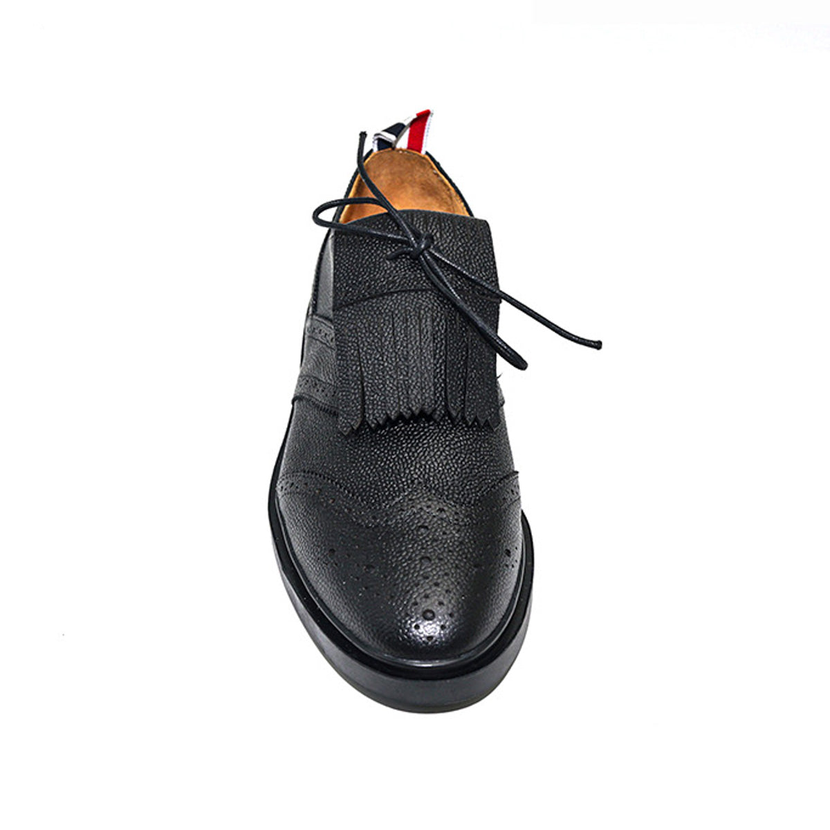 4-Bar Men Leather Shoes