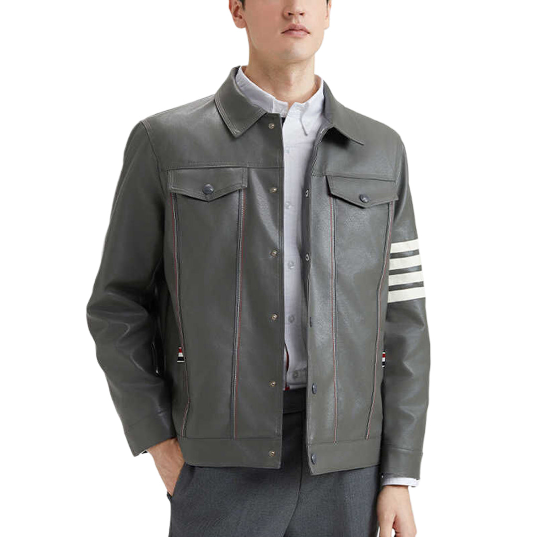 4-Bar Leather jacket