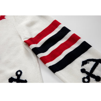 4-Bar Women Anchor print Sweaters