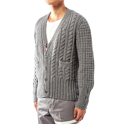 4-Bar Knitted sweater jacket