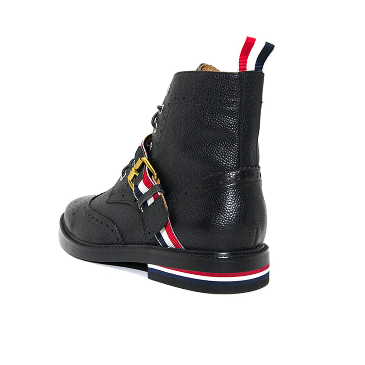 4-Bar High top leather shoes