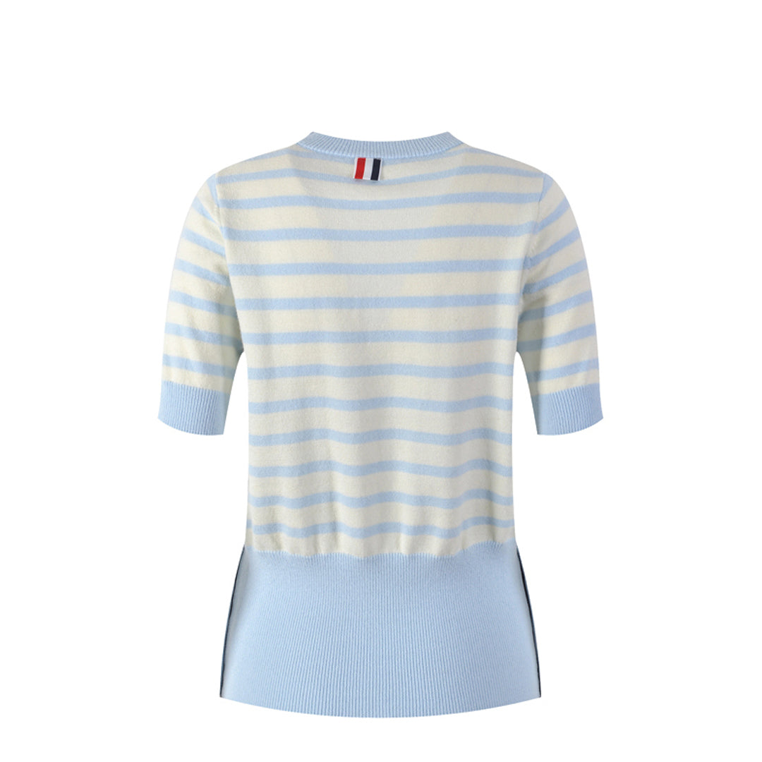 4-Bar women stripe T-shirt