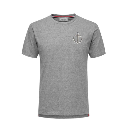 4-Bar Anchor embroidery T-shirt