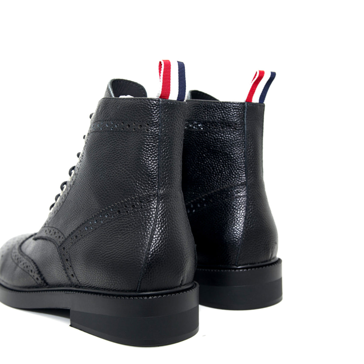 4-Bar High top leather shoes