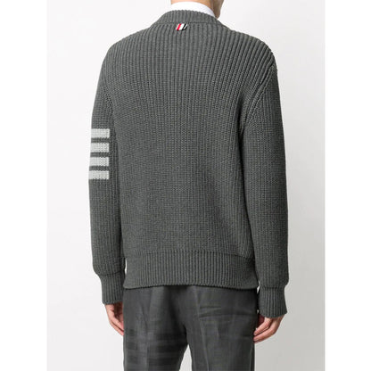 4-Bar Knitted sweater coat