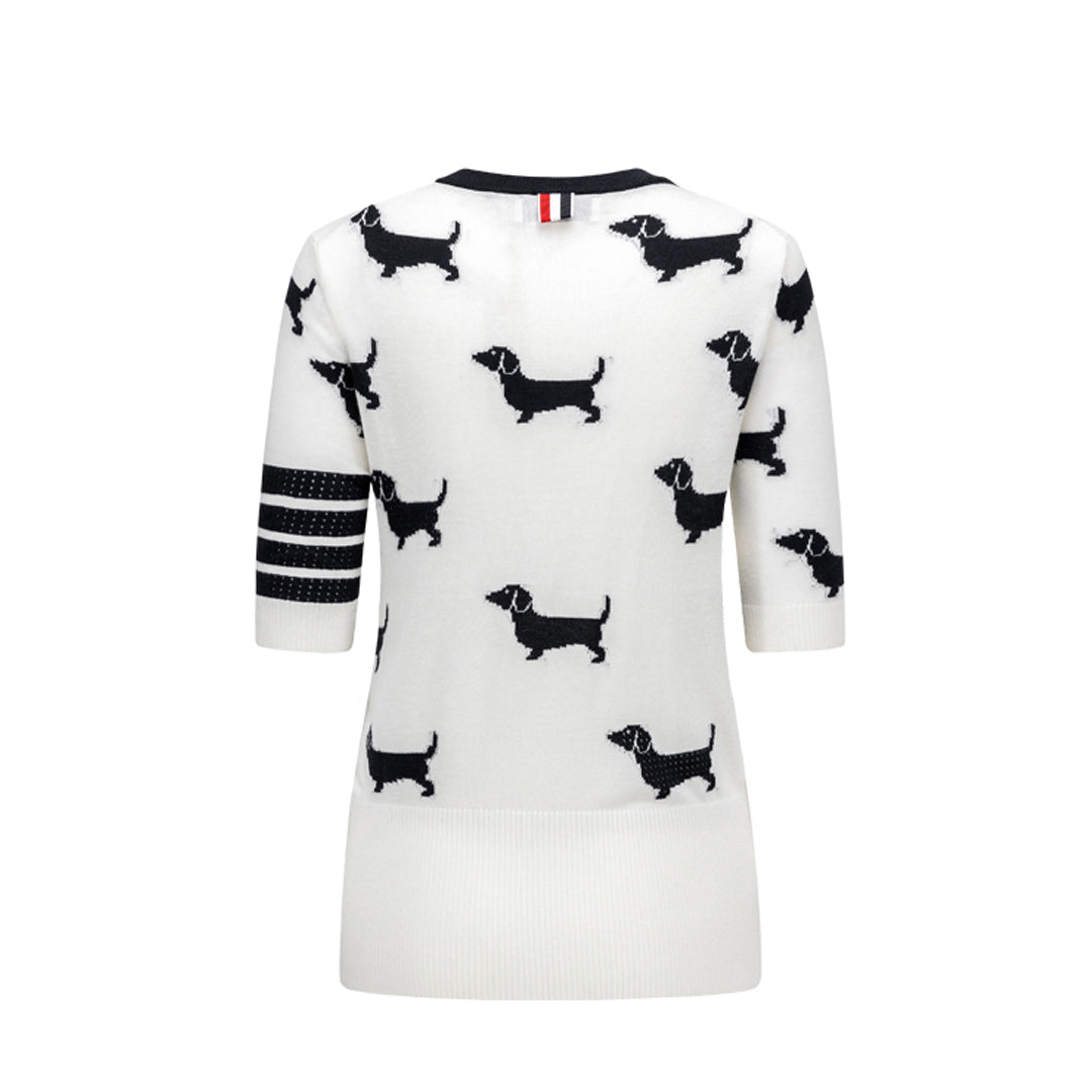 4-Bar women puppy T-shirt