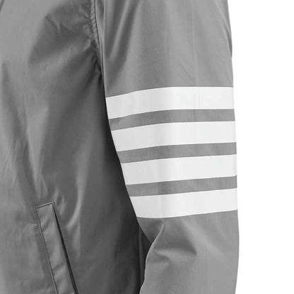 4-Bar Hooded Jacket