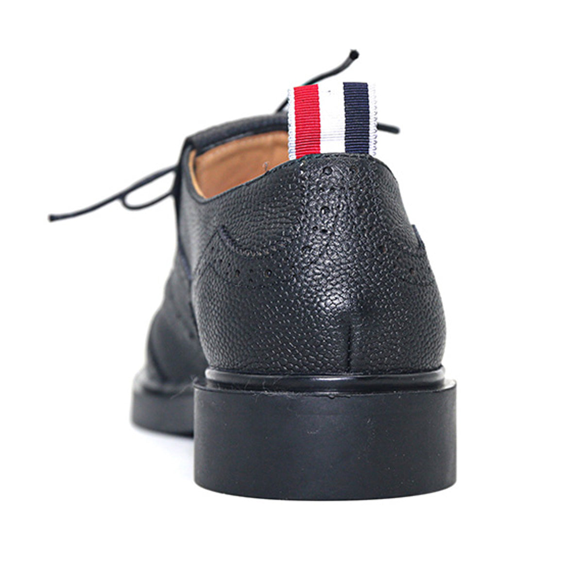 4-Bar Men Leather Shoes