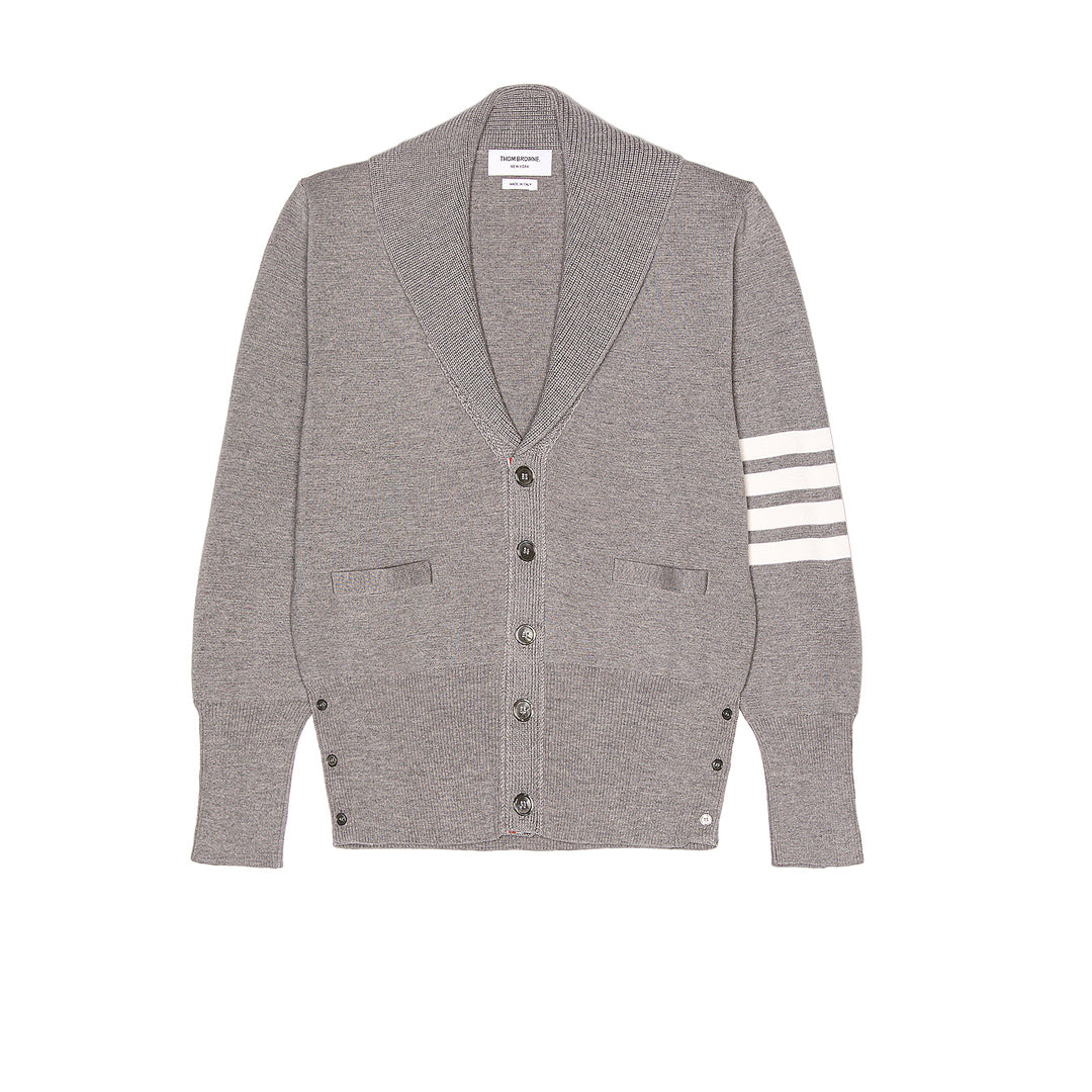 4-Bar Thick knitted jacket