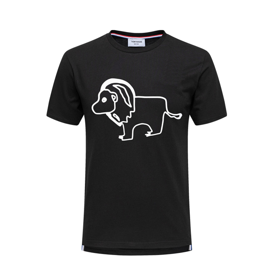 4-Bar Lion print T-shirt