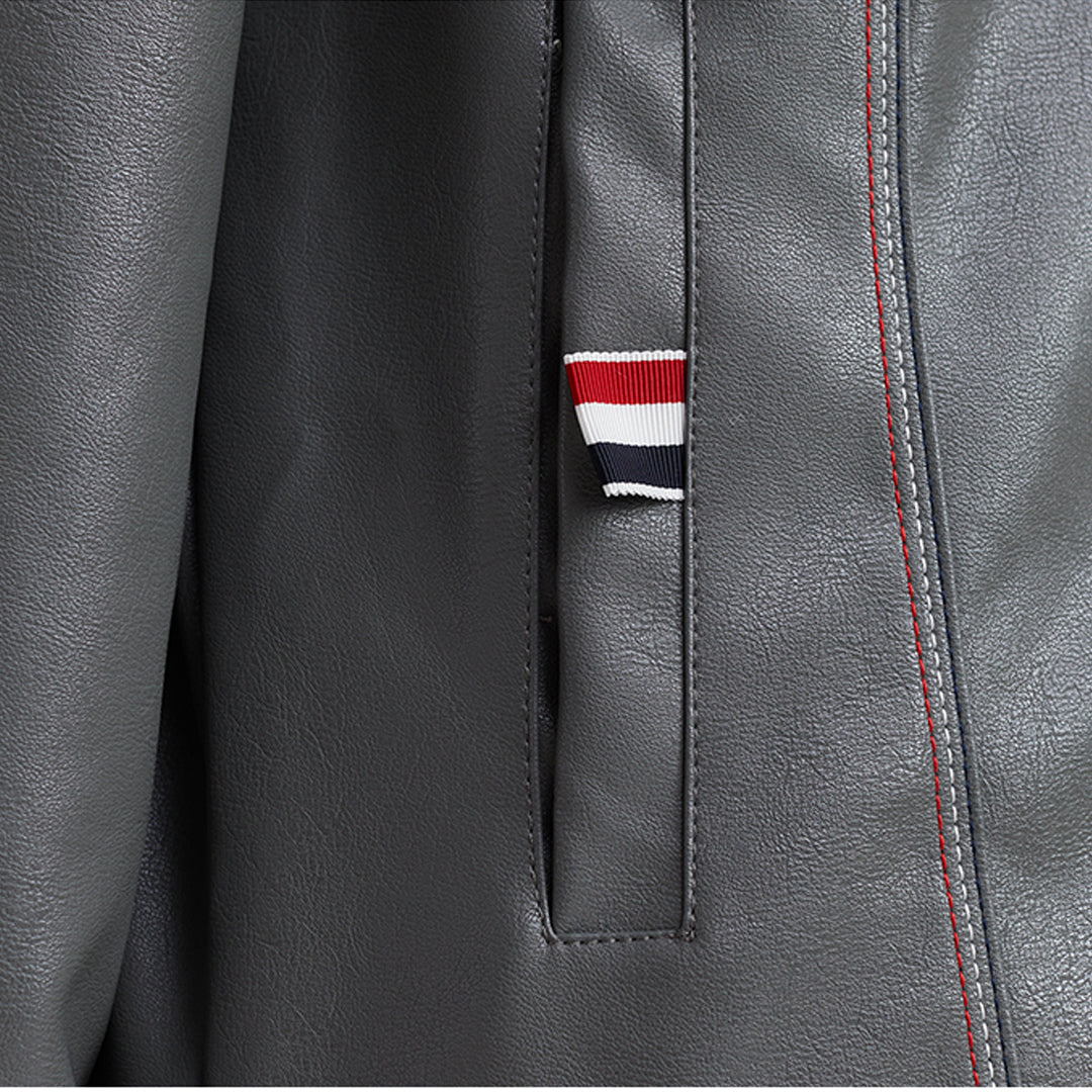 4-Bar Leather jacket