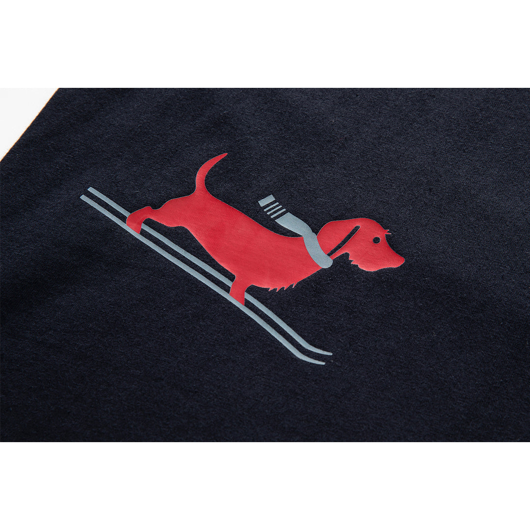 4-Bar Puppy Print T-shirt