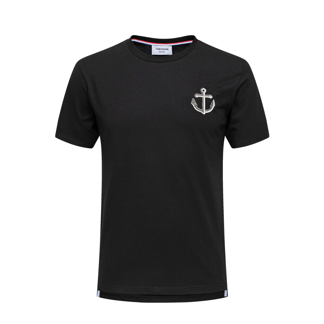 4-Bar Anchor embroidery T-shirt