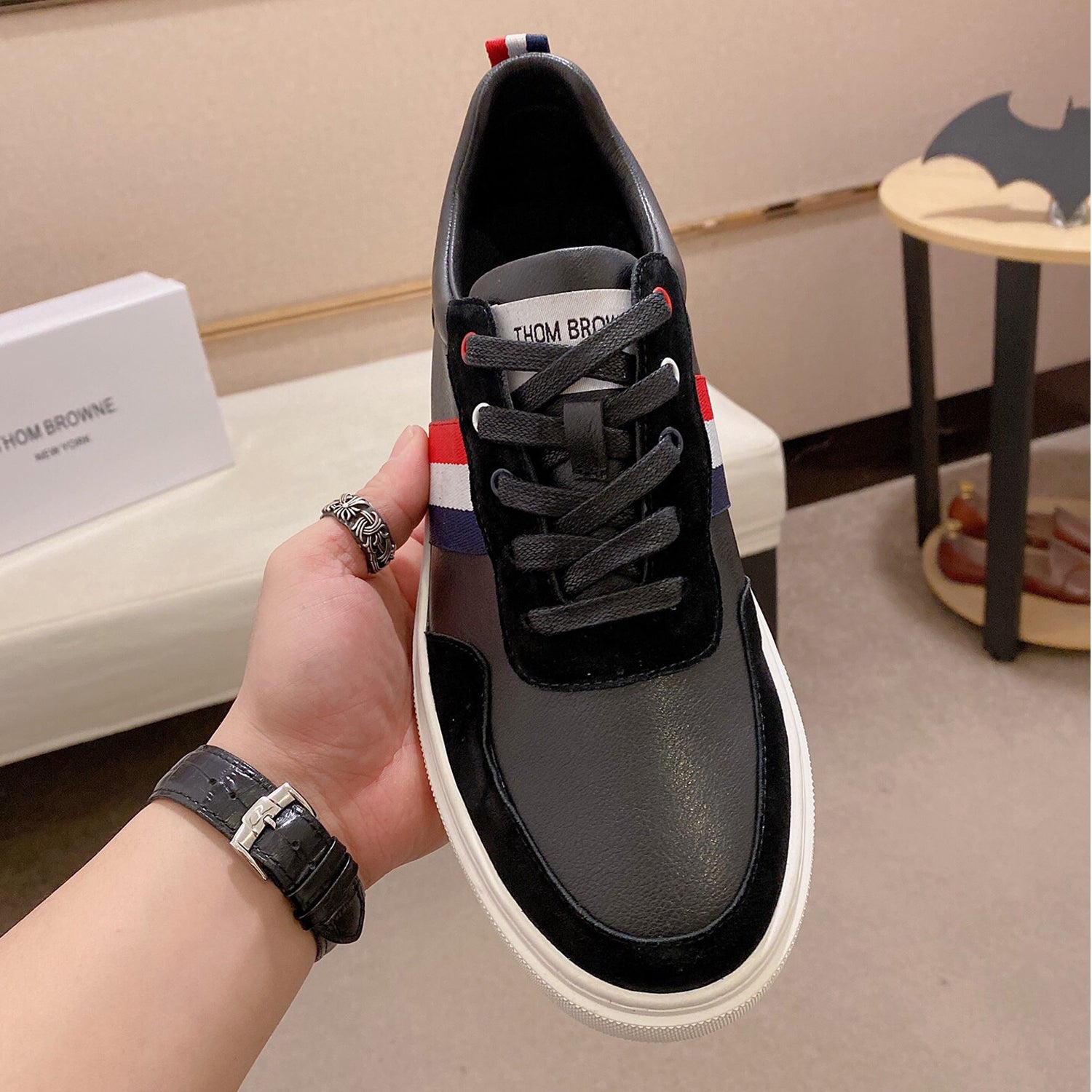 4-Bar Leather sneakers