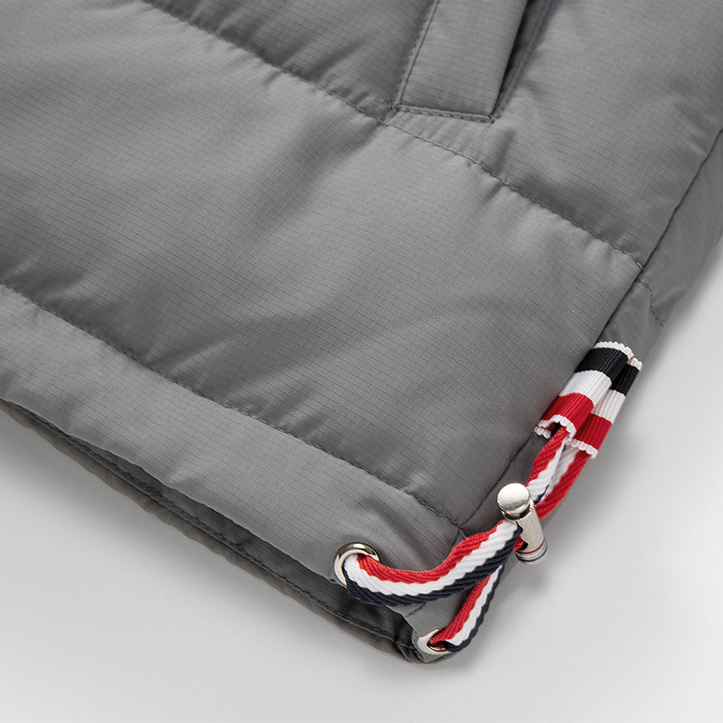 4-Bar Hooded Down Jacket