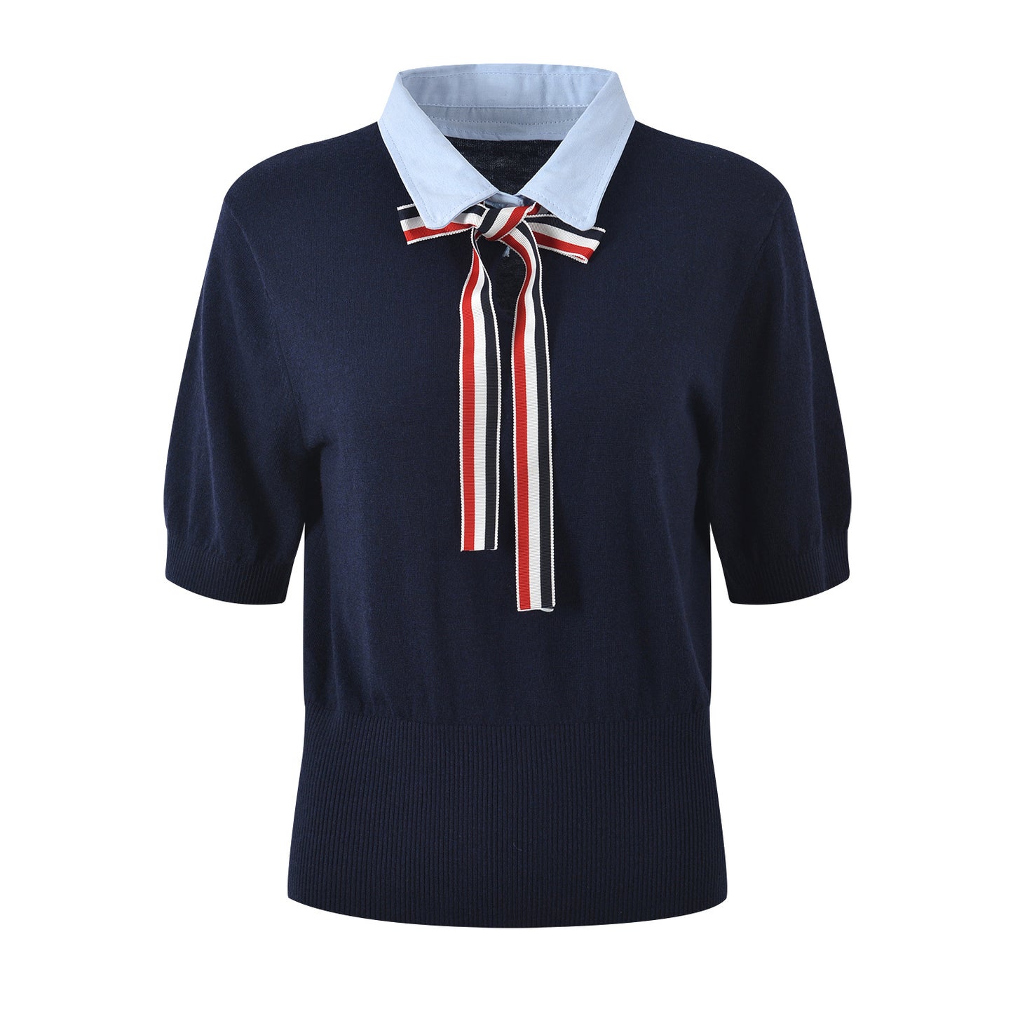 4-Bar Women Ribbon POLO shirt