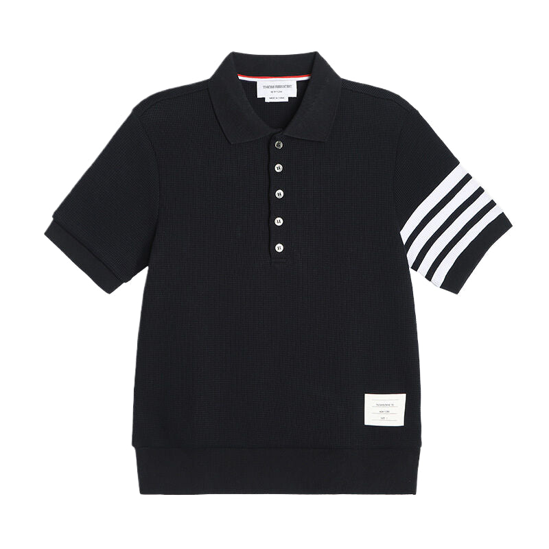 4-Bar Waffle POLO Shirt