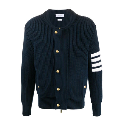 4-Bar Knitted sweater coat